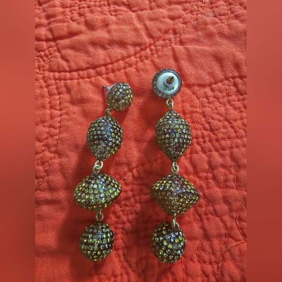 Jcrew sparkly dangle earrings - Picture 2 of 3